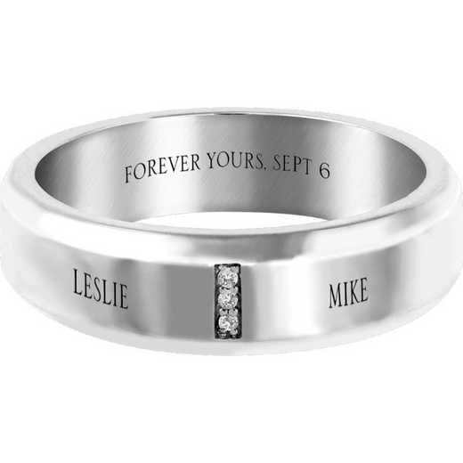 Men's Devoted Band with Personalized Engraving